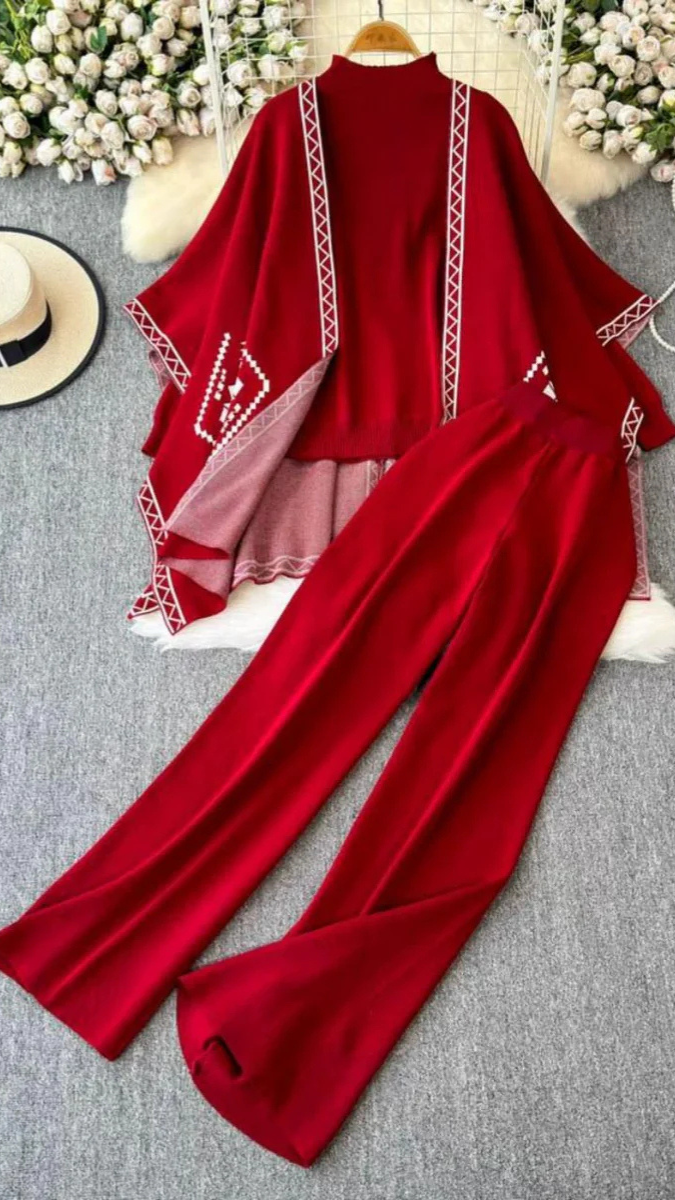 Stylish Shrug 3Pc Coord FC1655