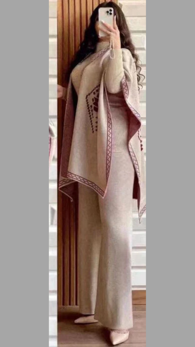 Stylish Shrug 3Pc Coord FC1655