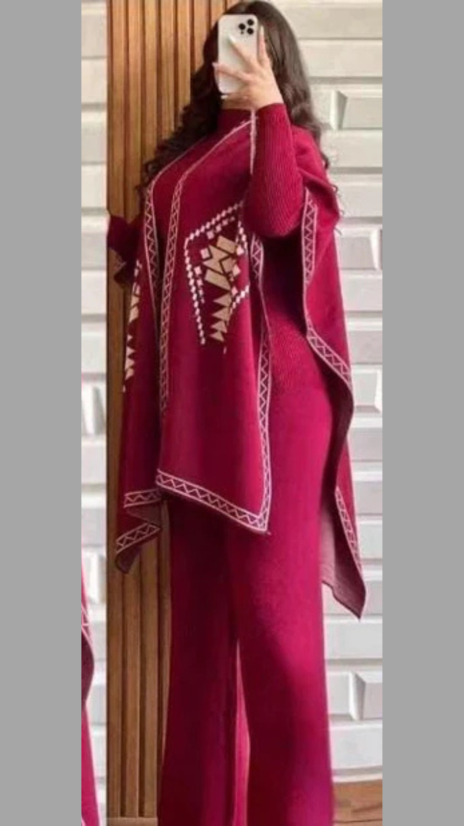 Stylish Shrug 3Pc Coord FC1655