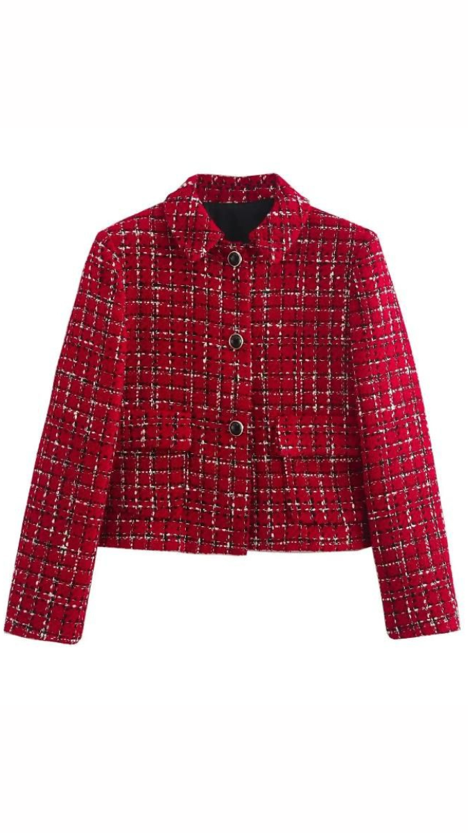 Stylish Tweed Skirt Top FC1776