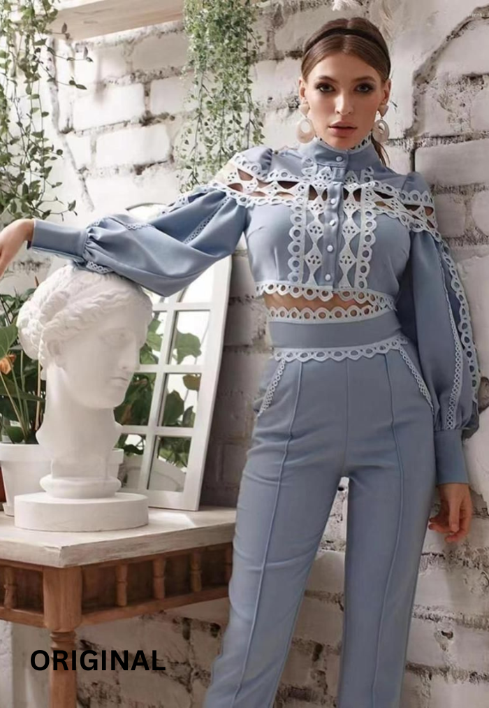 Trending Lace Co- Ord Set FC1187