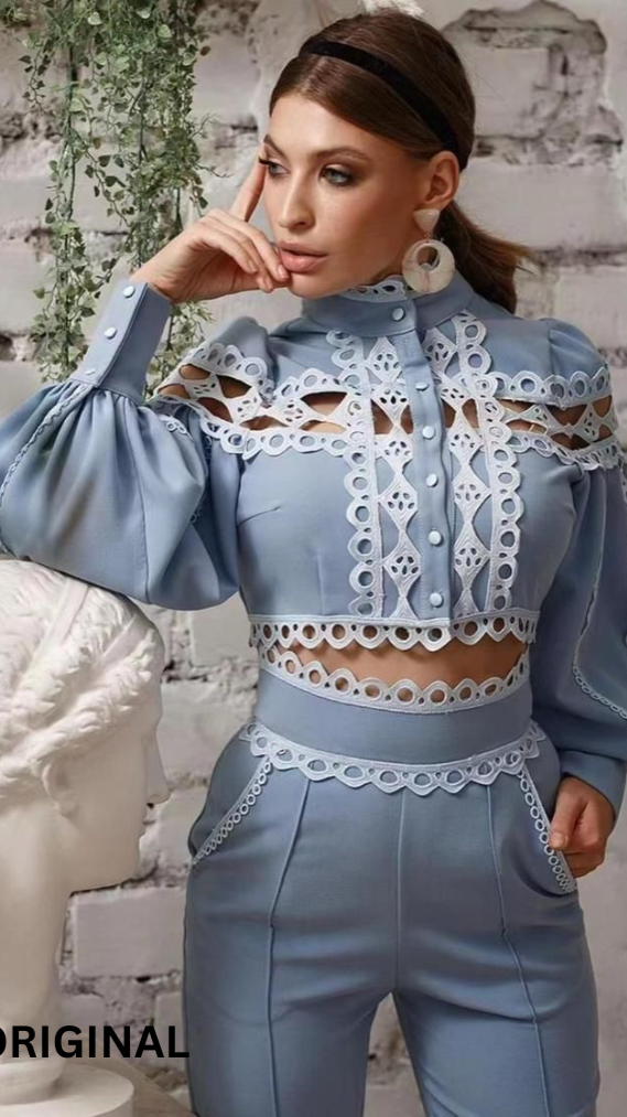 Trending Lace Co- Ord Set FC1187