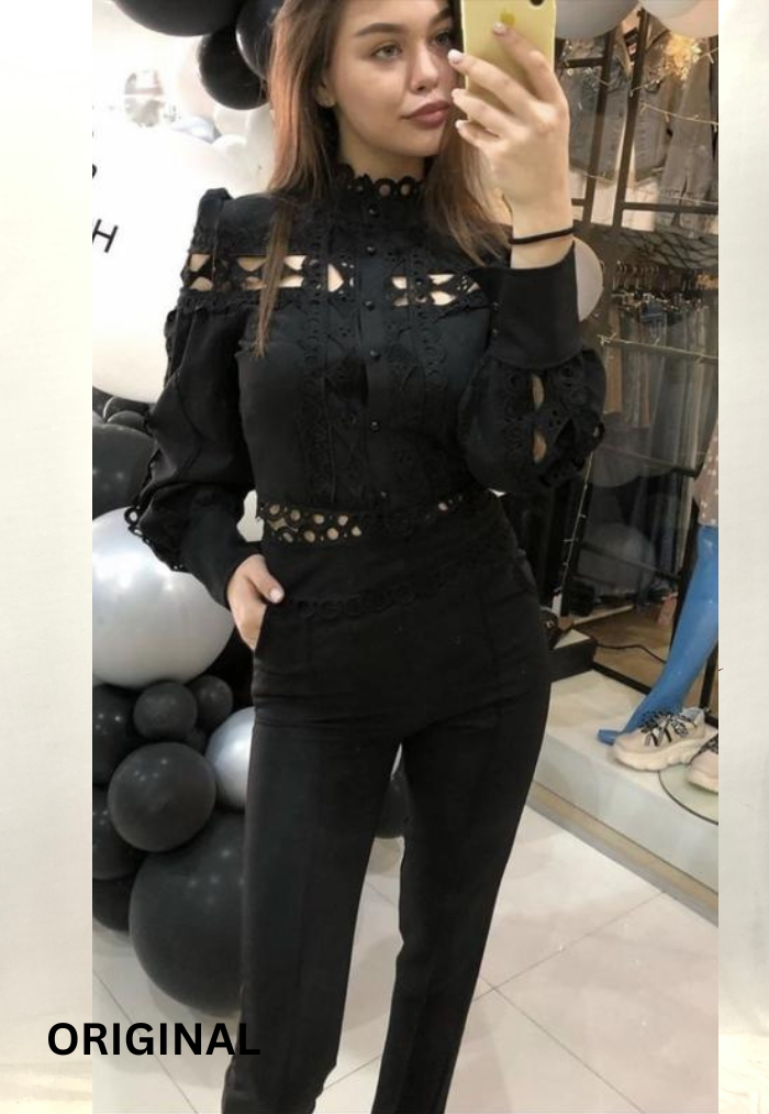 Trending Lace Co- Ord Set FC1187