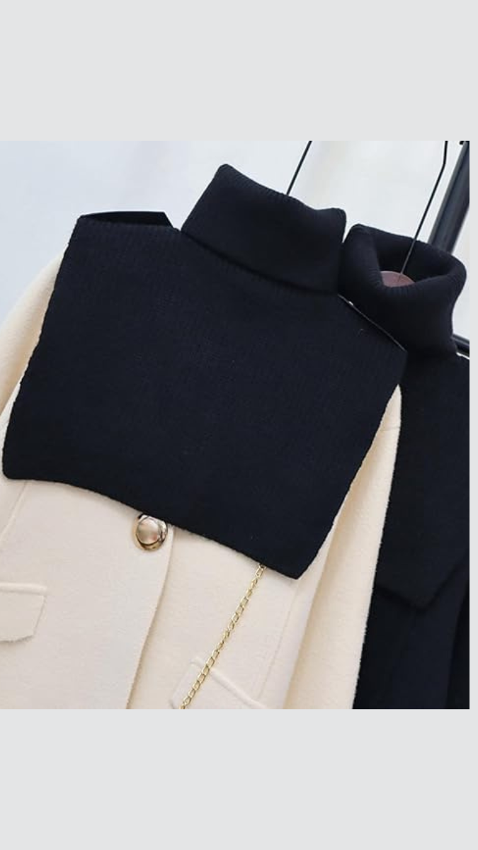 Turtleneck Shawl Double-Sided Coat FC1726