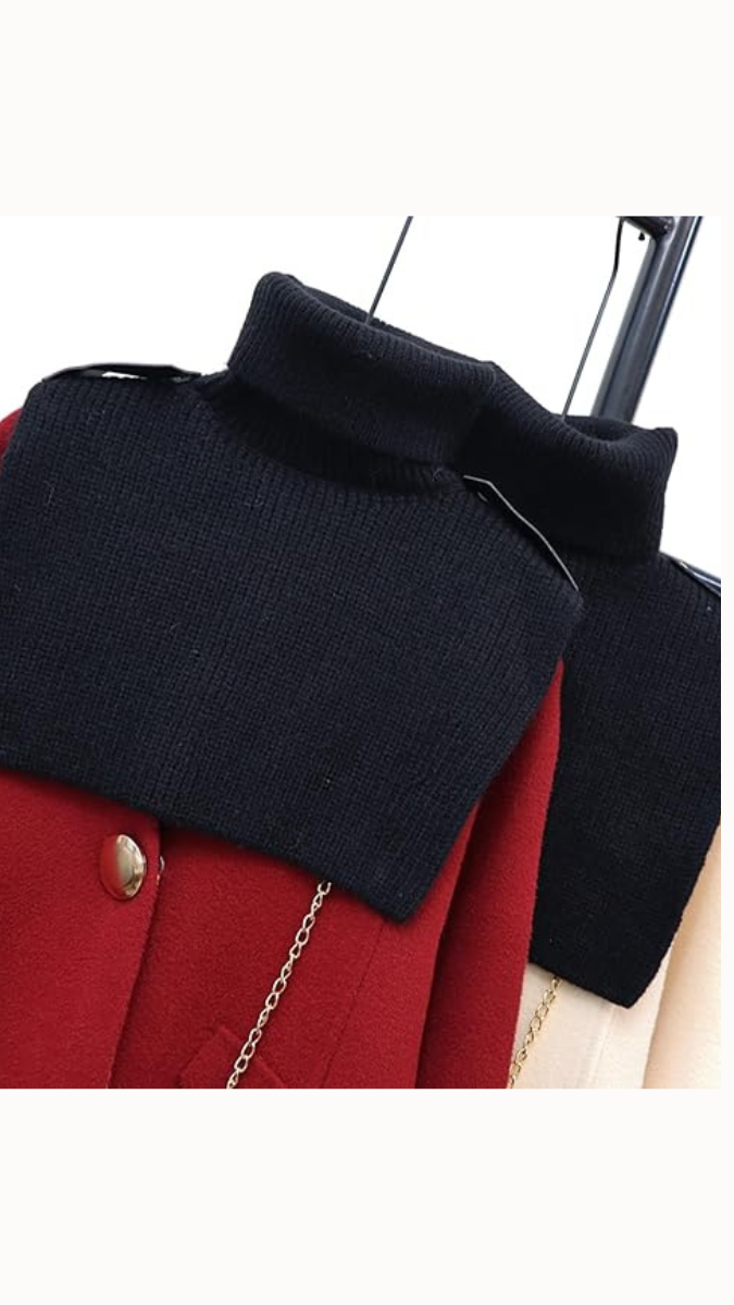 Turtleneck Shawl Double-Sided Coat FC1726