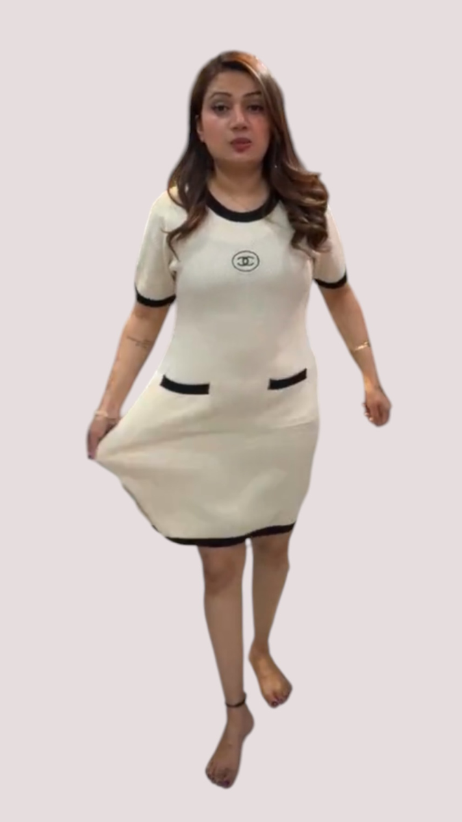 FC Two-Tone Mini-Dress