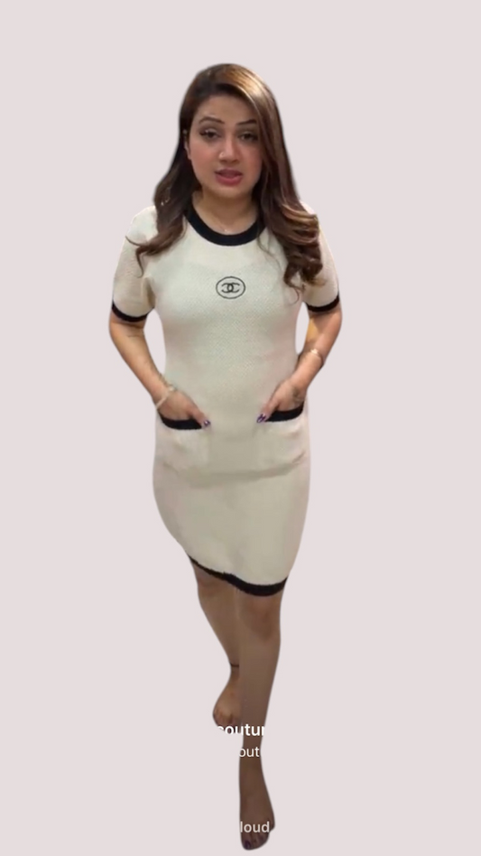 FC Two-Tone Mini-Dress