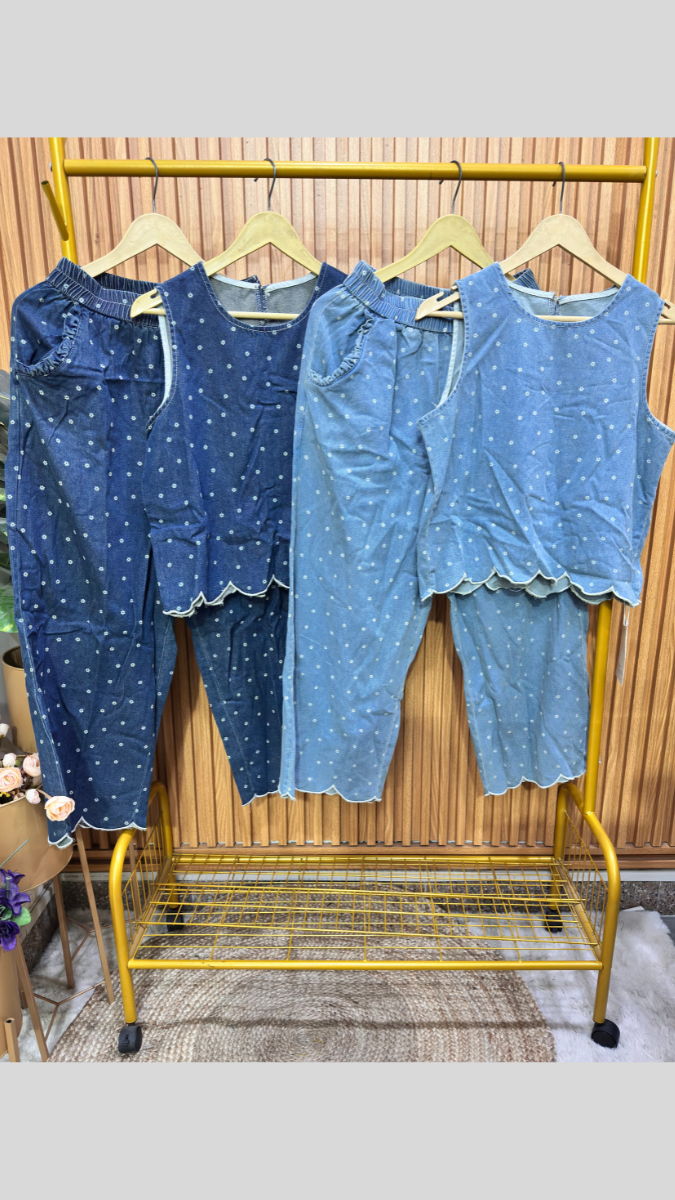 Uneven End Sleeveless Coord Set FC1817