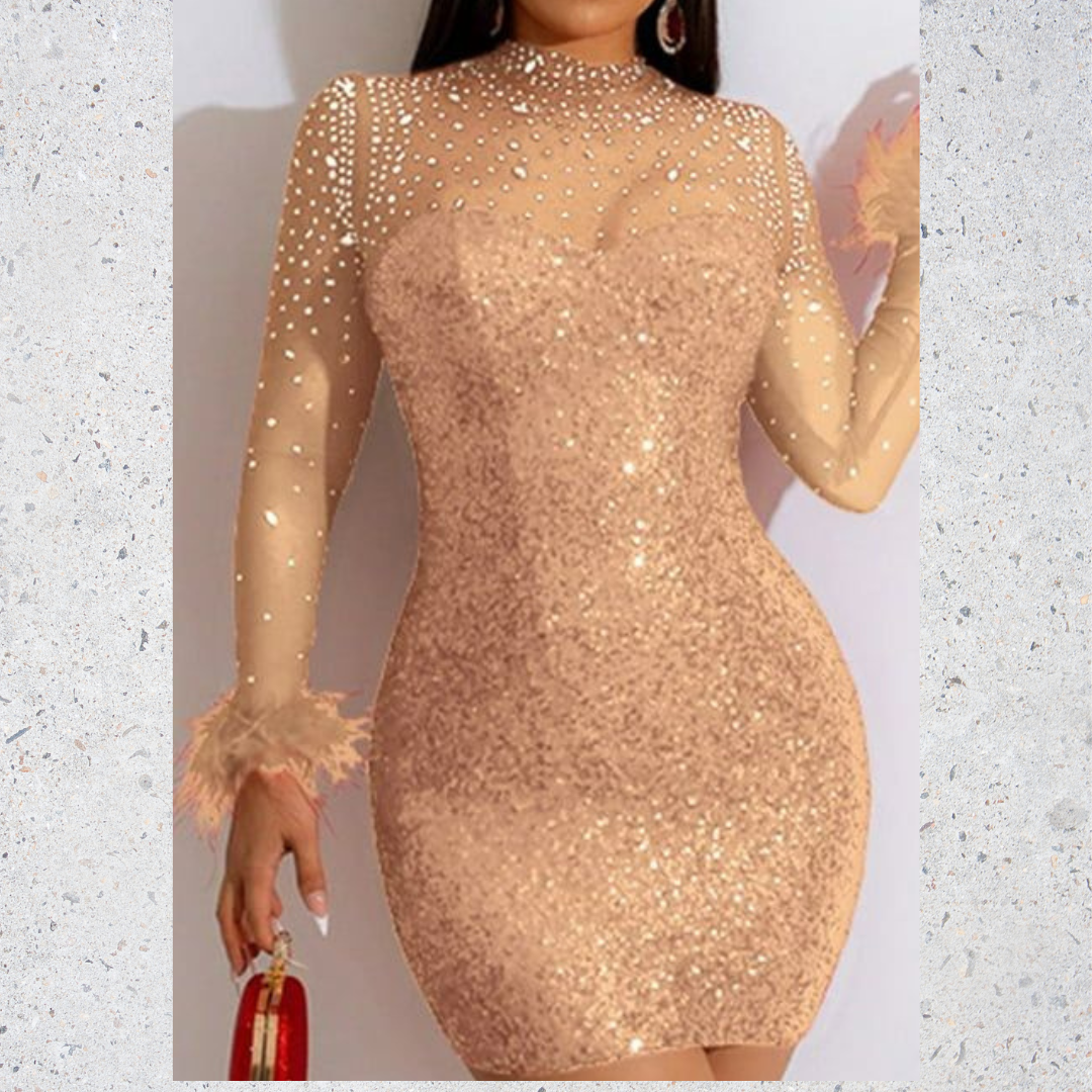 Fc Sequin sexy mini dress