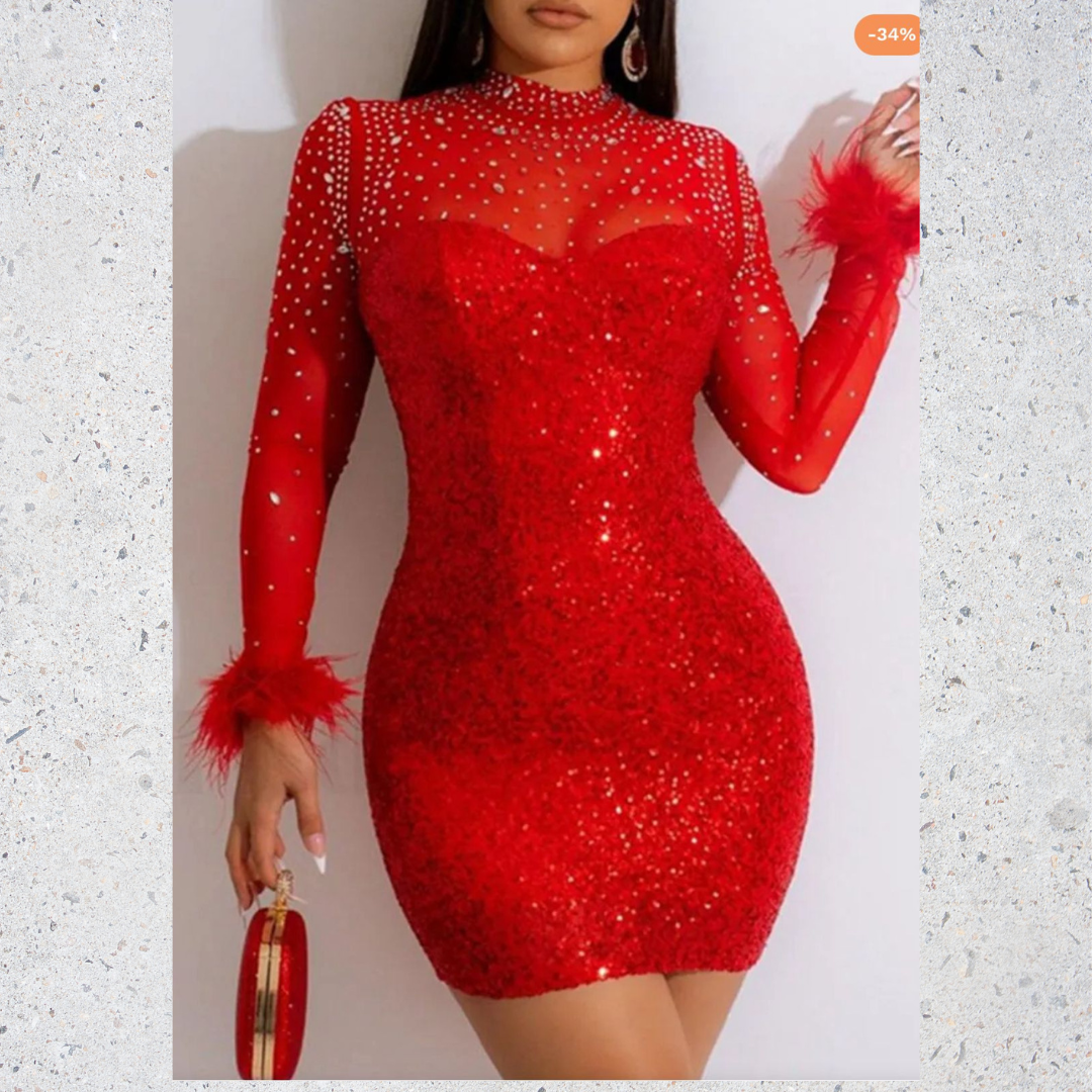 Fc Sequin sexy mini dress