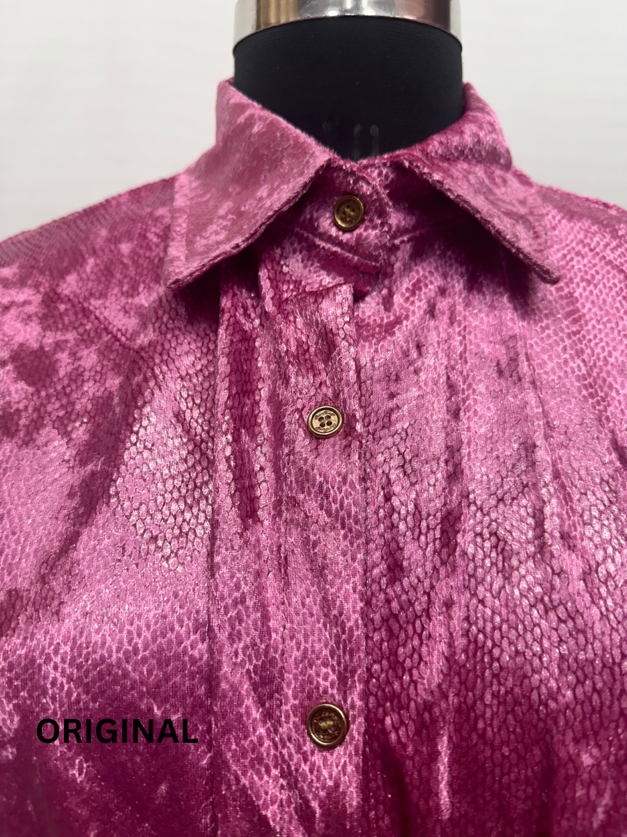 Velvet Shimmer Belted Dress FC1481