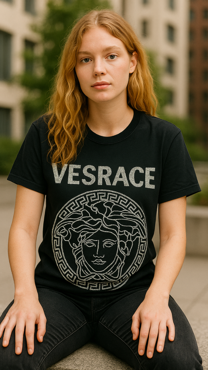 Vesrace Rhinestone T-Shirt FC1069