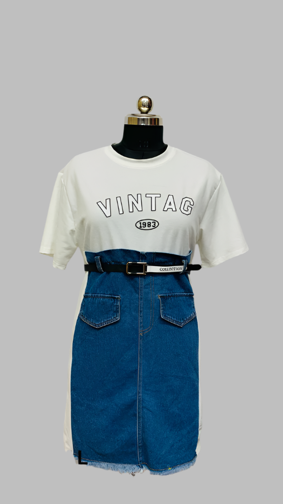 Vintage Denim Dress