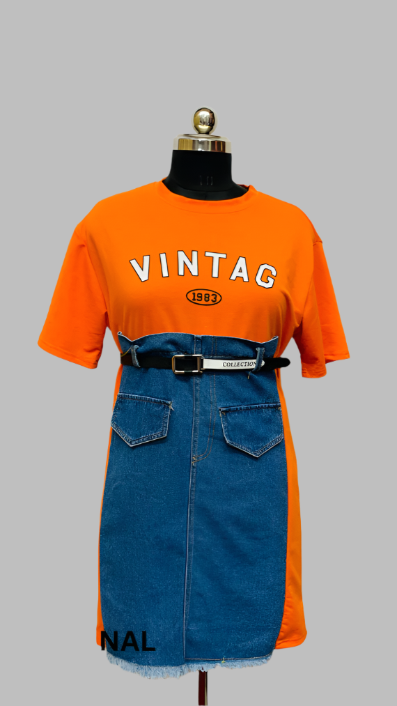 Vintage Denim Dress