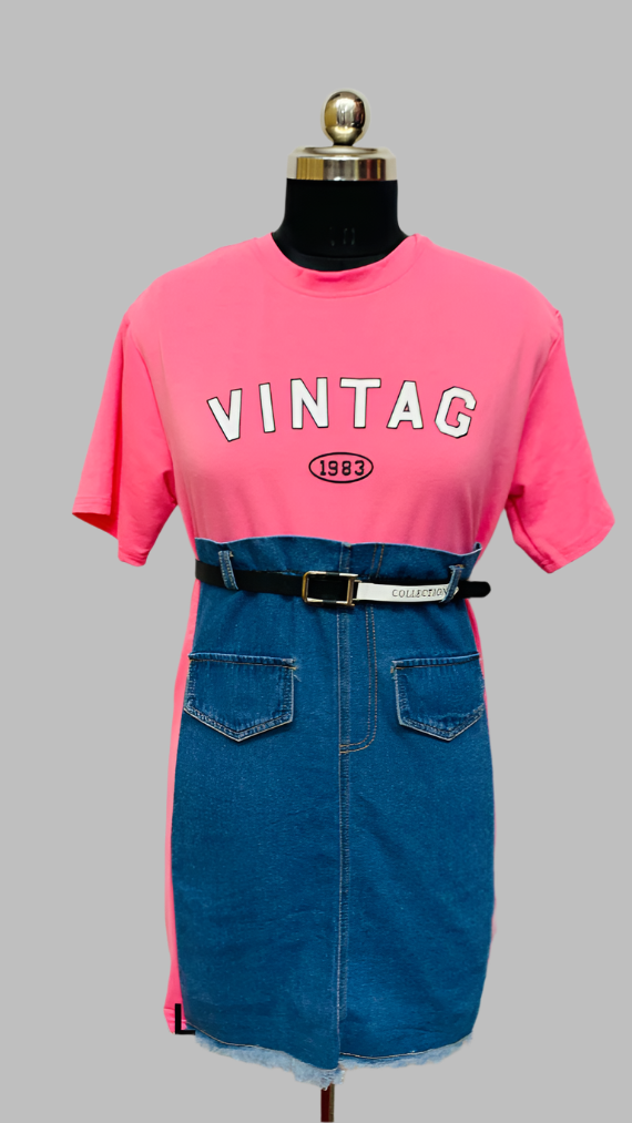 Vintage Denim Dress