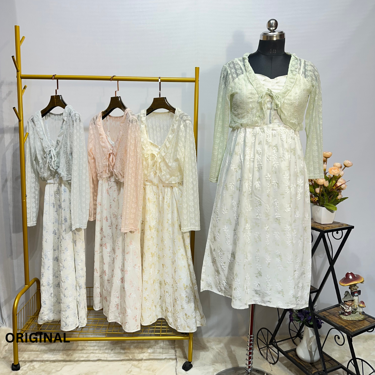 Vintage Dress With Shrug