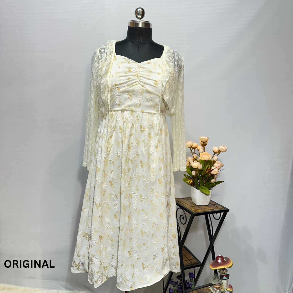 Vintage Dress With Shrug