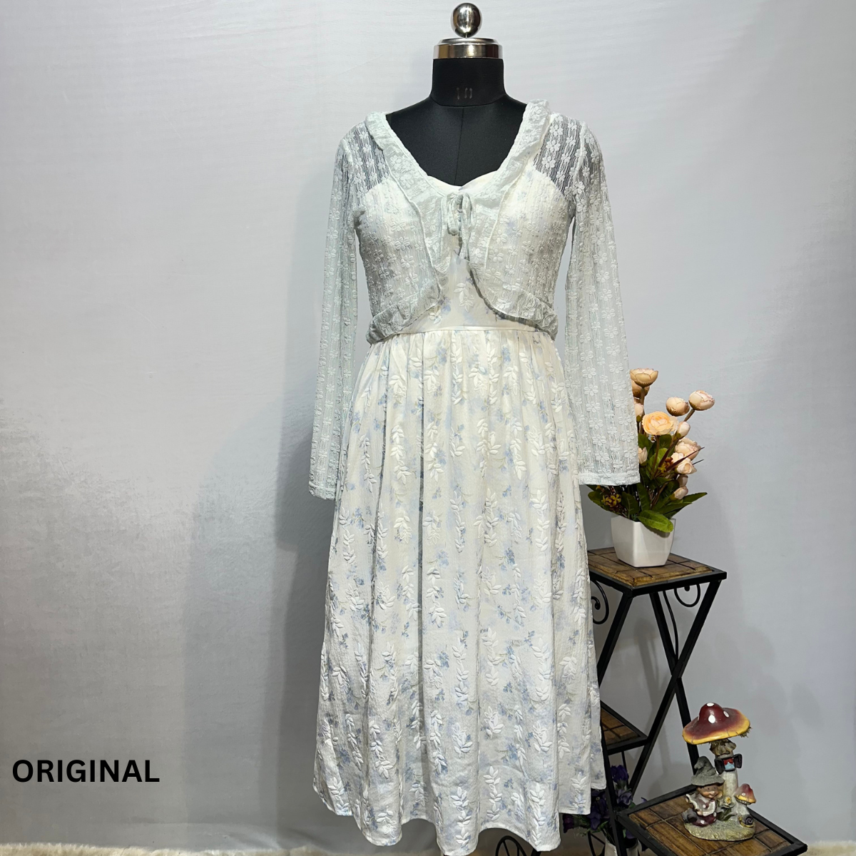Vintage Dress With Shrug