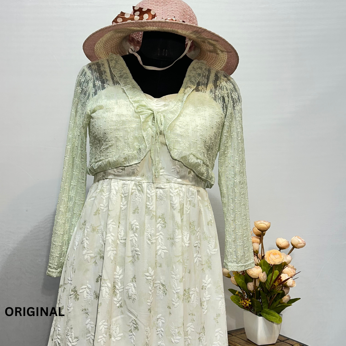 Vintage Dress With Shrug