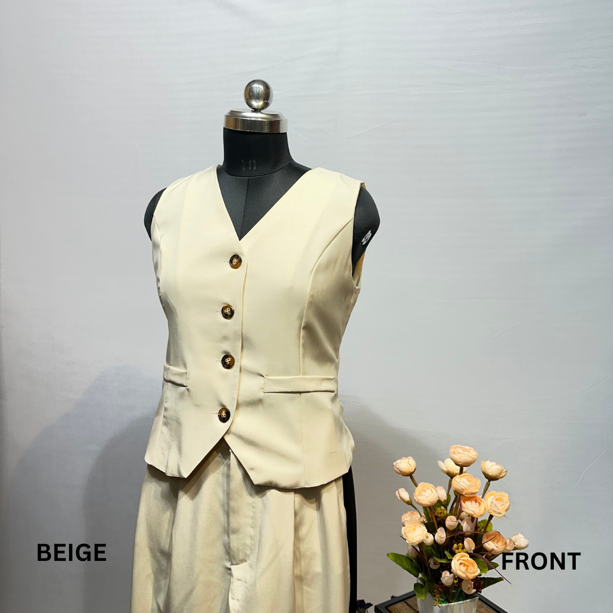 Waistcoat and Pants Co-ord Set