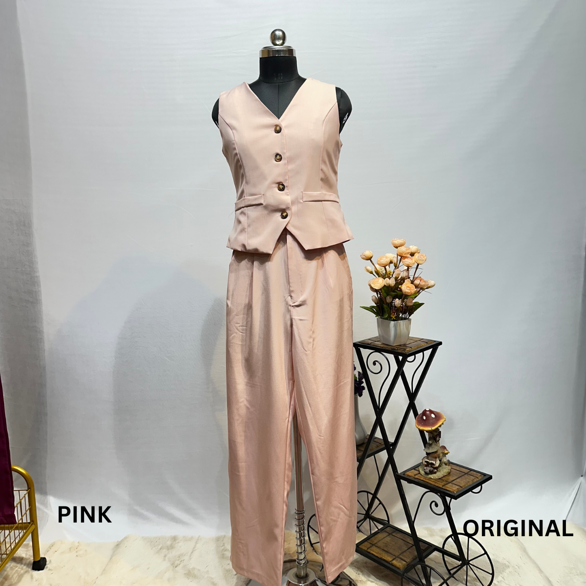 Waistcoat and Pants Co-ord Set
