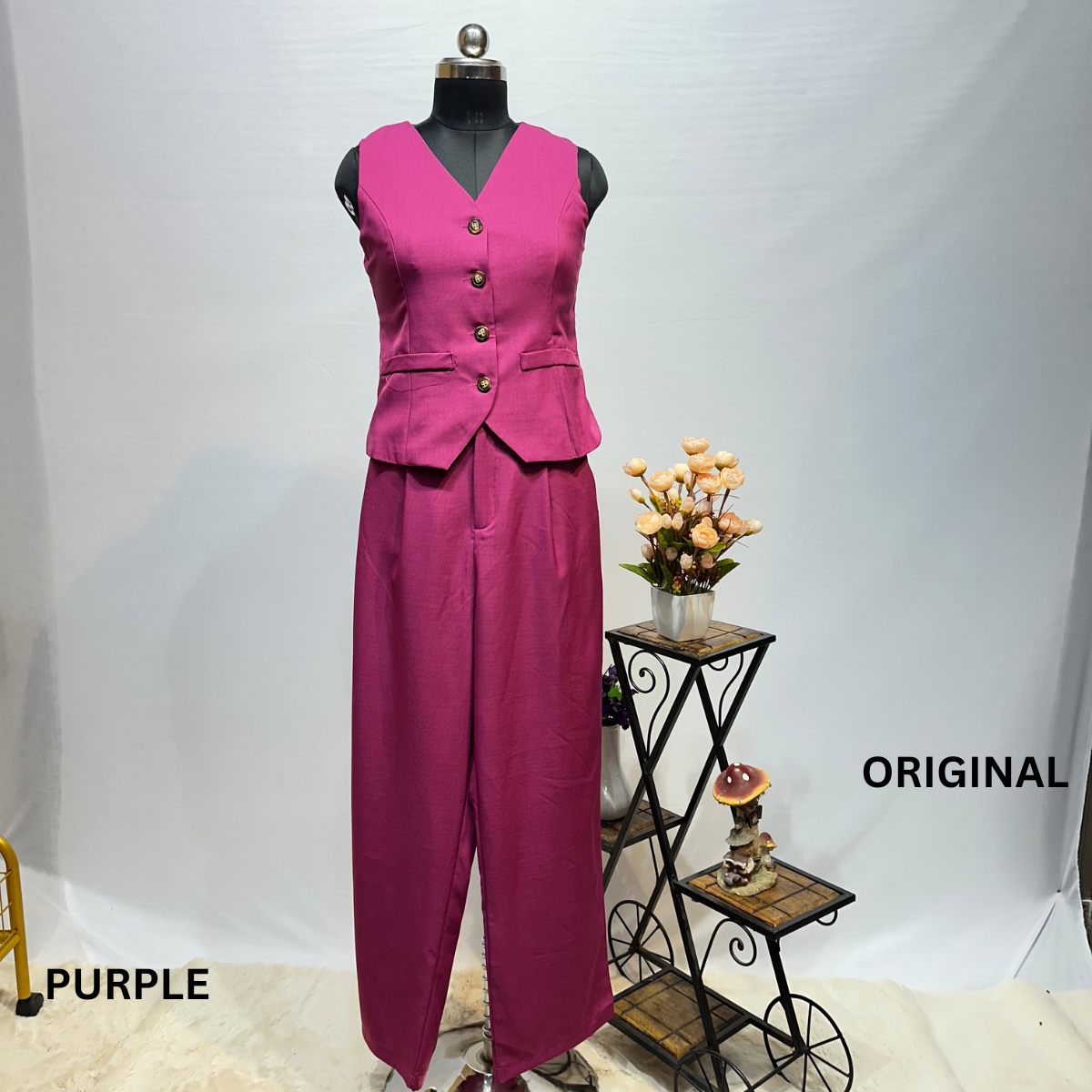 Waistcoat and Pants Co-ord Set