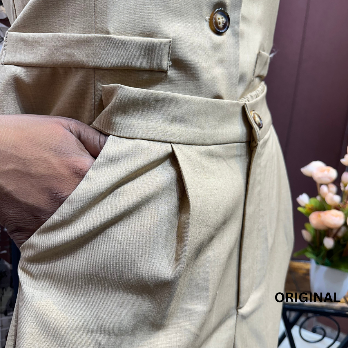 Waistcoat and Pants Co-ord Set