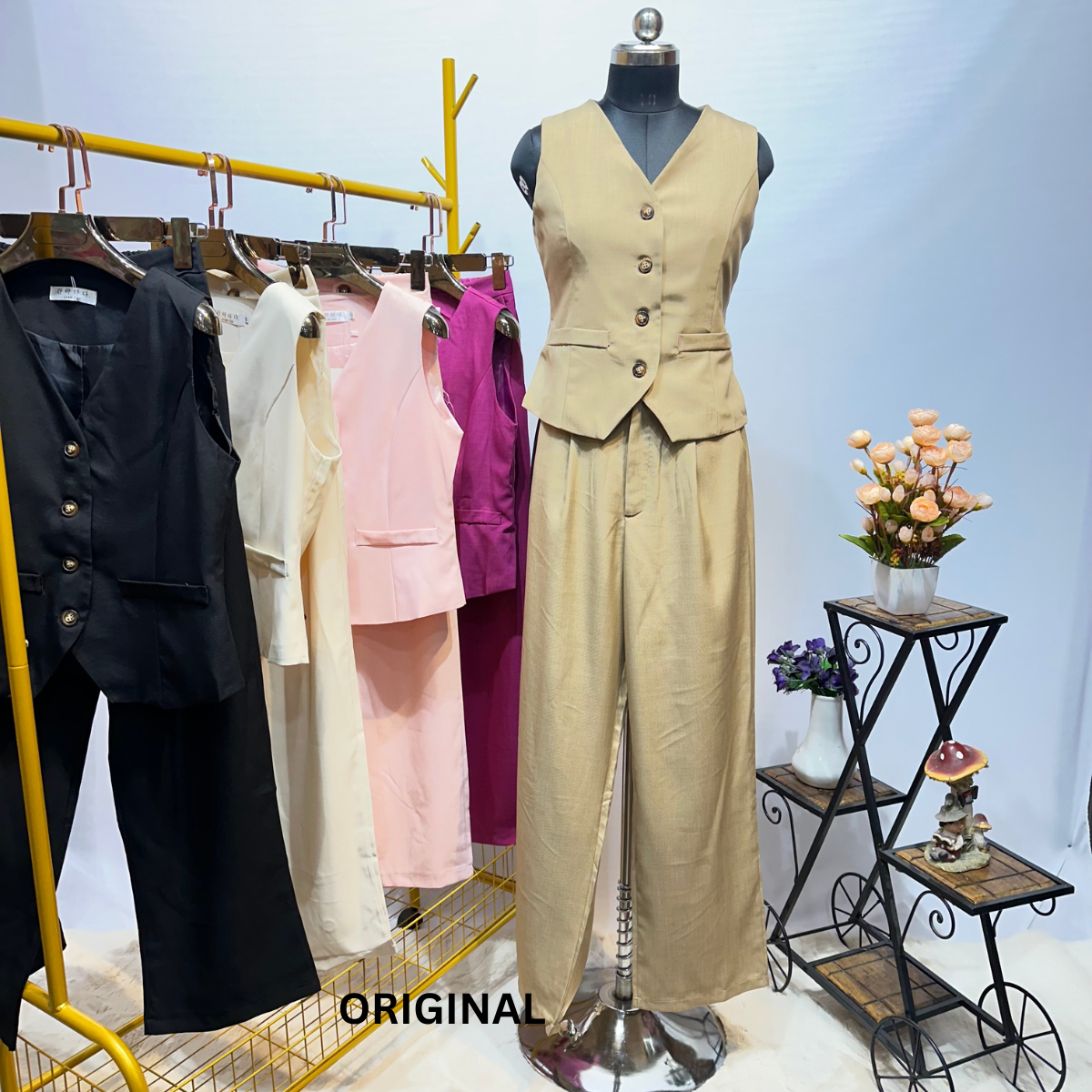 Waistcoat and Pants Co-ord Set