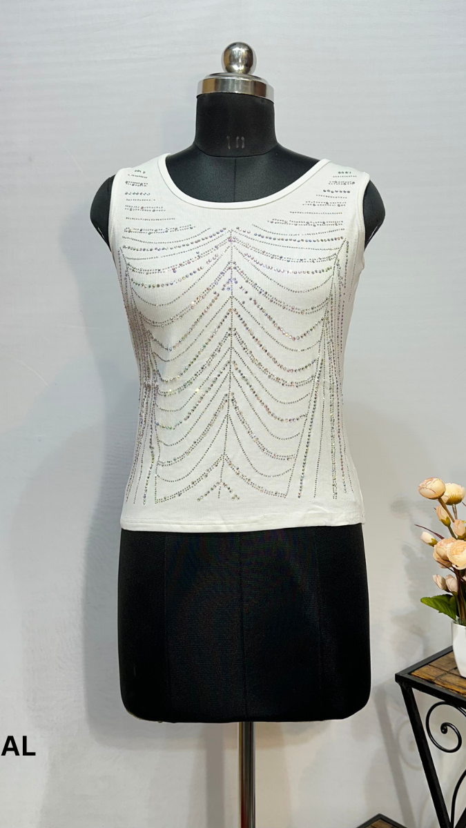 Web Rhinestone T-shirt
