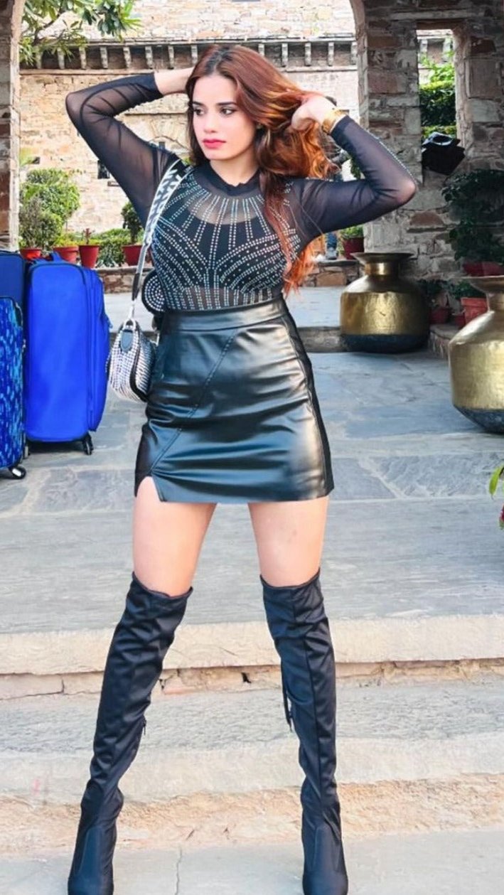 Fc Black Rhinestone Bodysuit