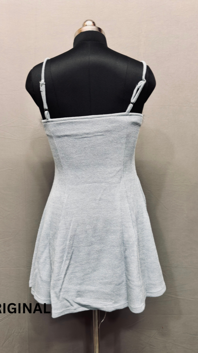 Women Knitted Two Piece Suspender Skirt Winter Dress FC1488