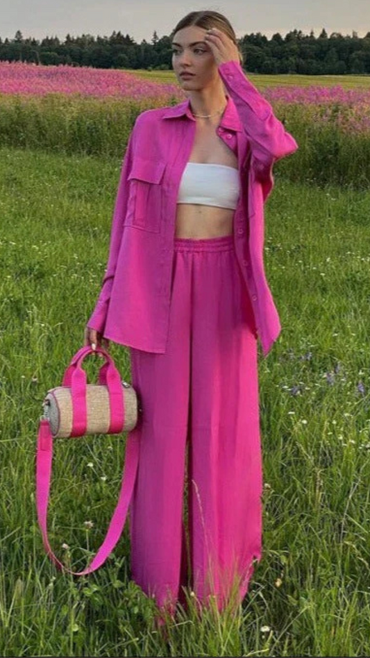 Women's Cotton 2 Piece Co-Ord Set FC1845