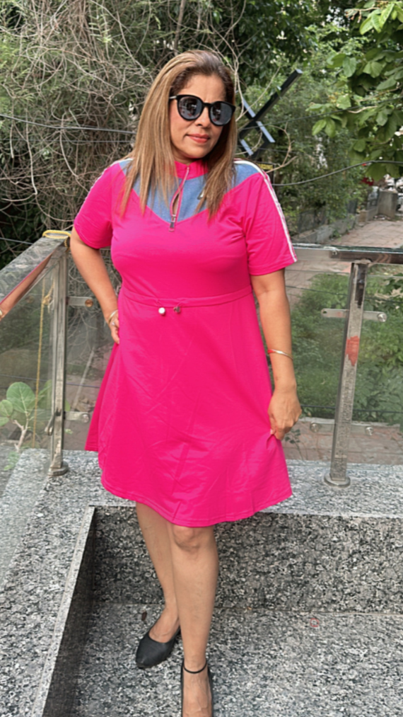Zip Lined Maxi Dress