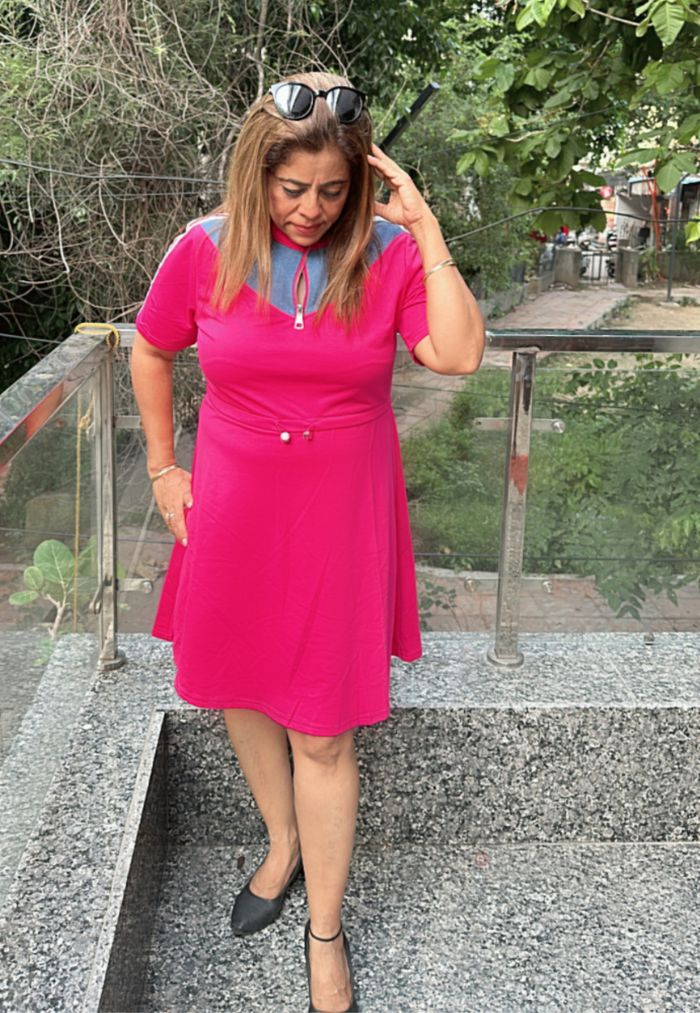 Zip Lined Maxi Dress