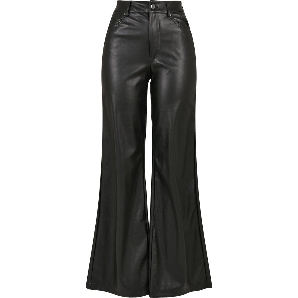 Fc Faux Leather Wide Leg Big Pants