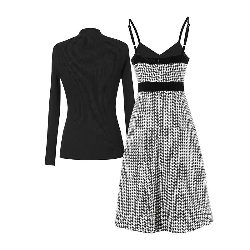 2 PC Tweed Dress