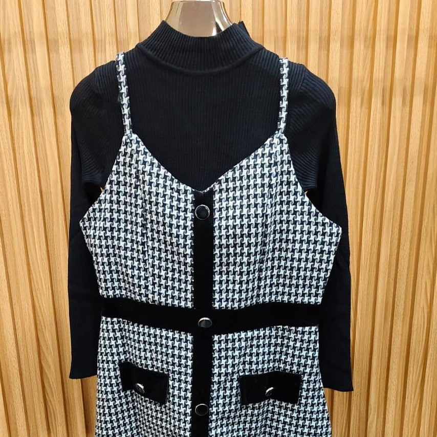 2 PC Tweed Dress