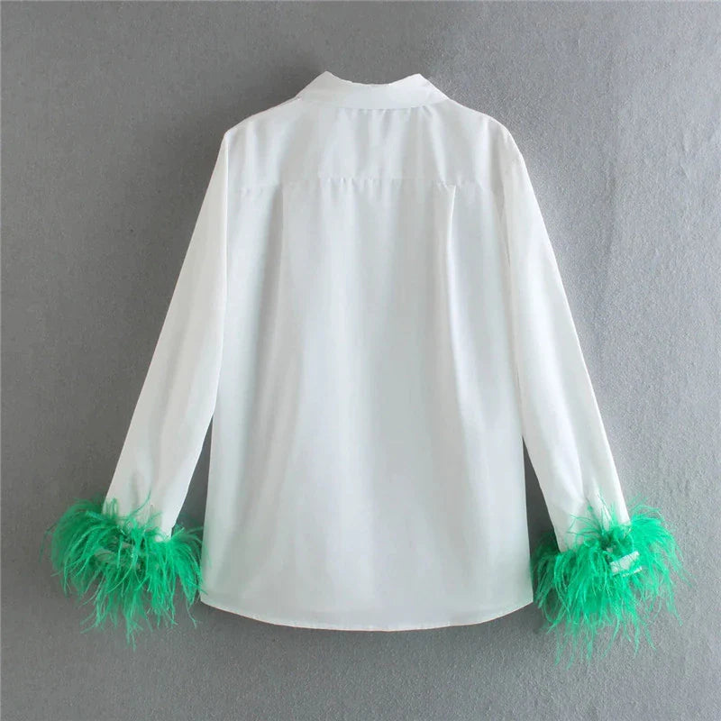 Fc Feather Cuffed Shirt