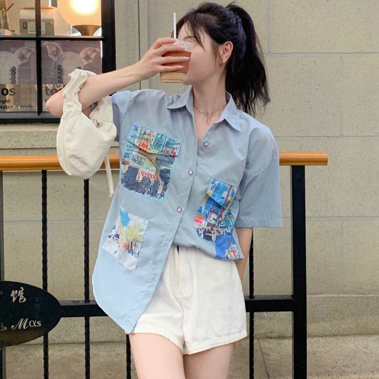Fc Oil Painting Style Retro Shirt