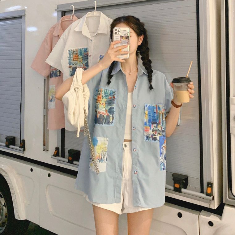 Fc Oil Painting Style Retro Shirt