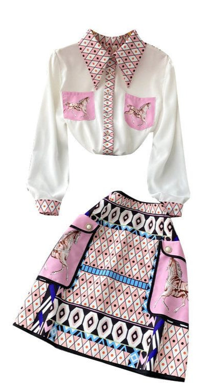 Fc Gddess Fan High-End Fashion Suit Skirt