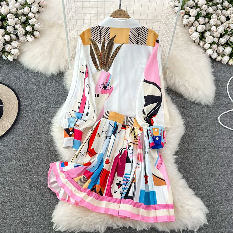 Fc Retro Print Casual Top Two