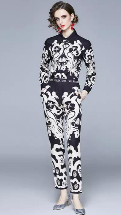 Fc Geometric Print Coord Set