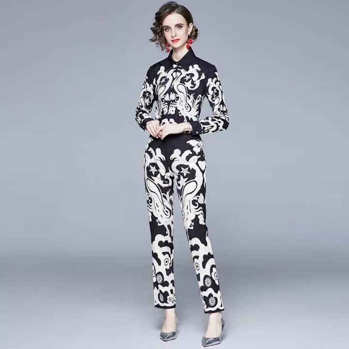 Fc Geometric Print Coord Set