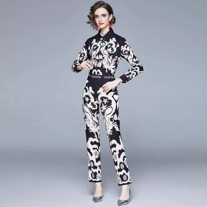 Fc Geometric Print Coord Set