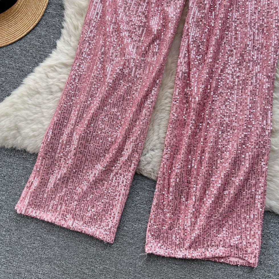 Fc Sequin Embellished Palazzos