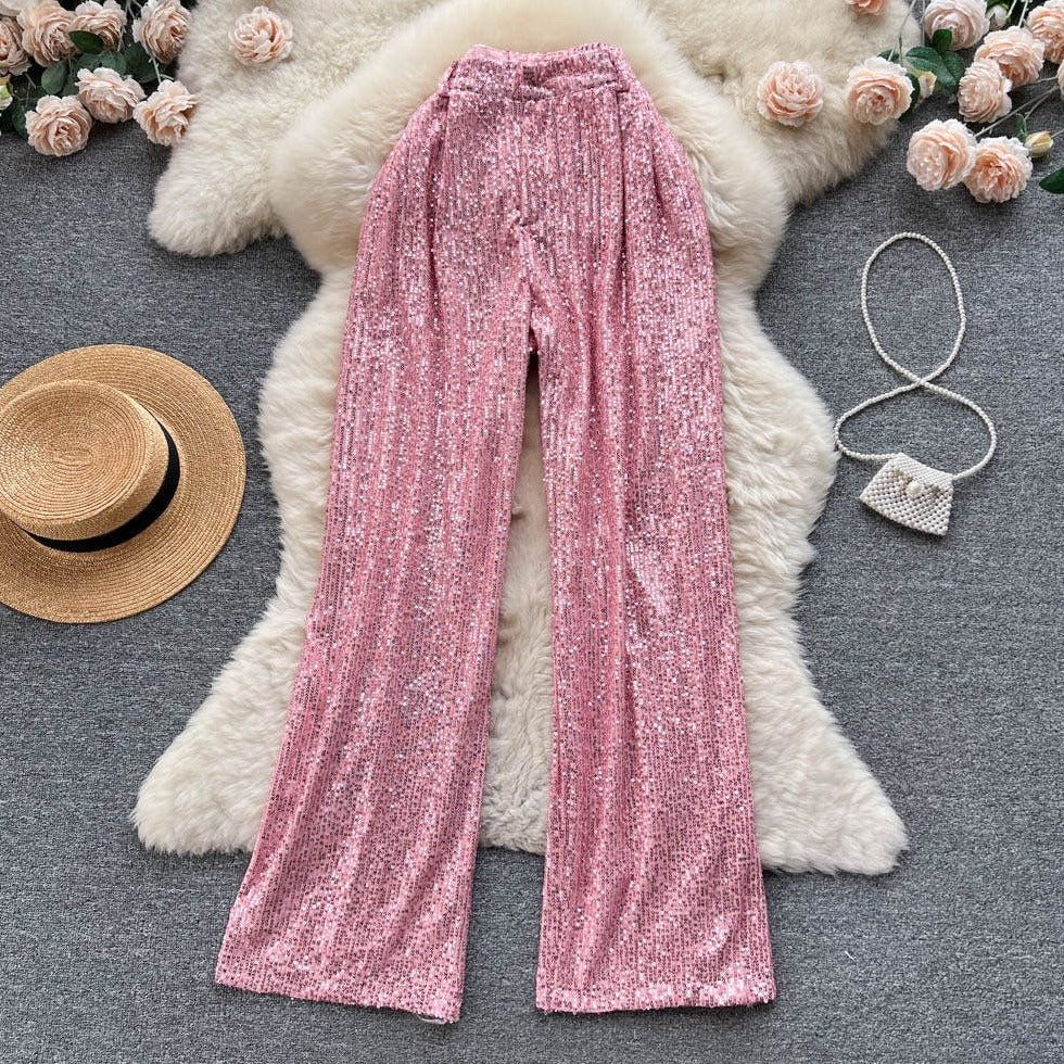 Fc Sequin Embellished Palazzos