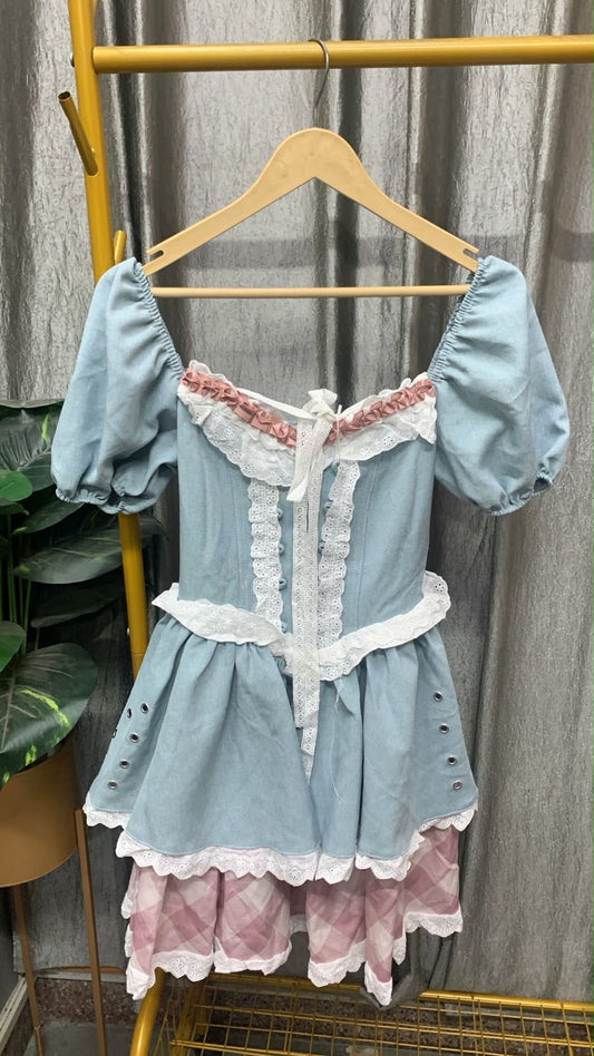 Princess Dress With Lace Designed FC2529