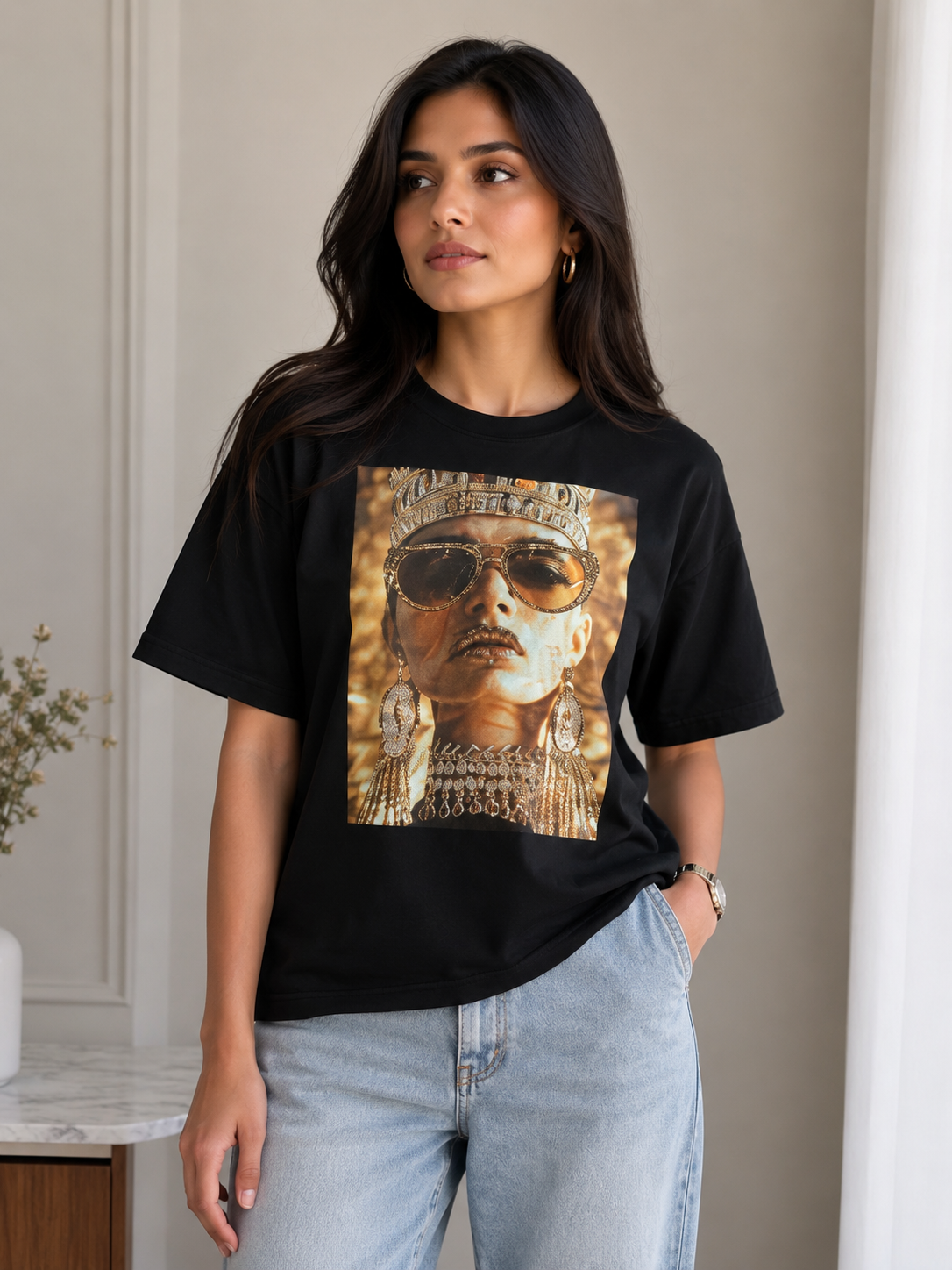 Printed Face Front T-Shirt FC2444