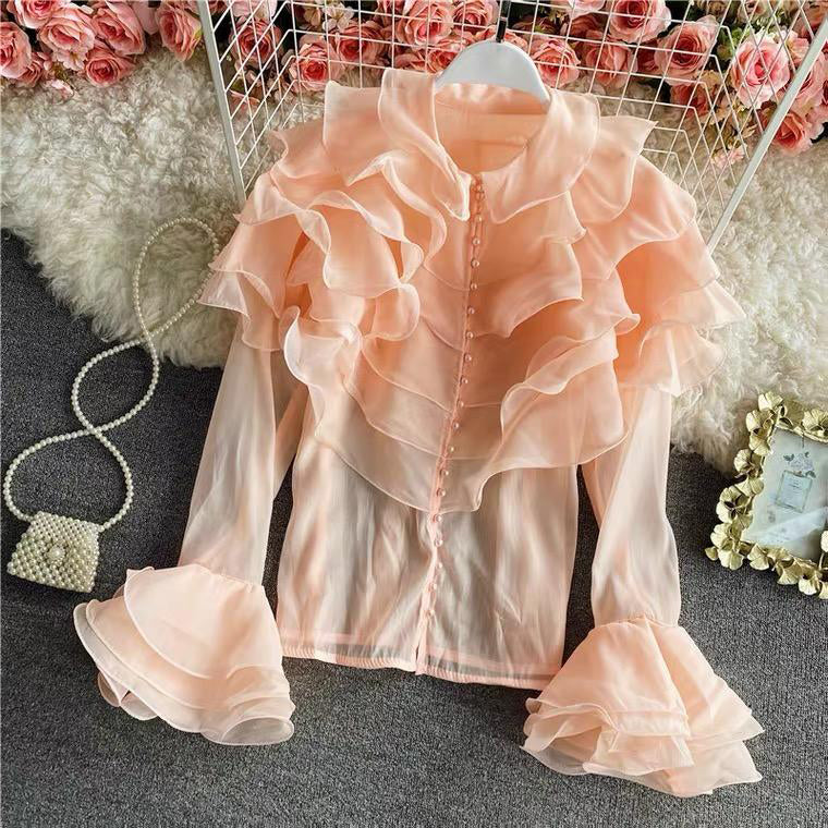 Fc Henry Ruffled Formal Blouse